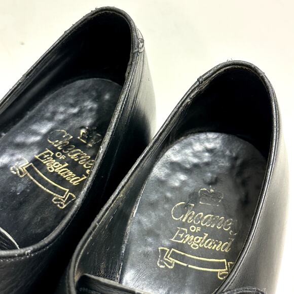 VERY GOOD Cheaney of England Black Calf Derby C1242 352-354V UK 10 / US 11